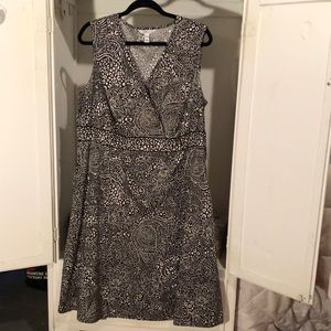 Croft &Barrow sleeveless dress 1x